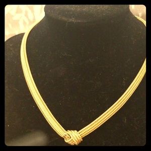 Dior Gold Knot Necklace